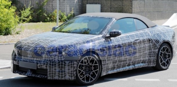 В разработке находится кабриолет BMW i4! Доказательство тому — фотографии прототипа, замеченного на немецких дорогах в плотной маскировке
